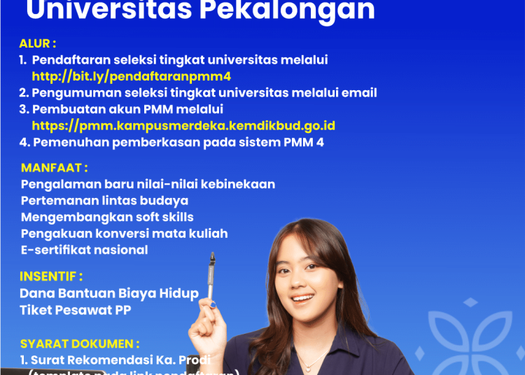 Telah Dibuka Pendaftaran Program Pertukaran Mahasiswa Angkatan 4 1 Telah Dibuka Pendaftaran Program Pertukaran Mahasiswa Angkatan 4
