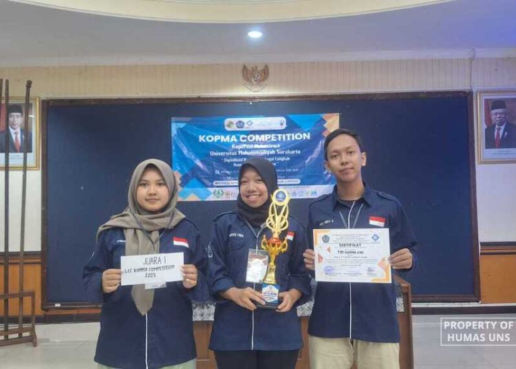 Tim Kopma UNS Raih Juara 1 LCC Kopma Competition se-Jawa Tengah – Universitas Sebelas Maret 1 Tim Kopma UNS Raih Juara 1 LCC Kopma Competition se-Jawa Tengah – Universitas Sebelas Maret