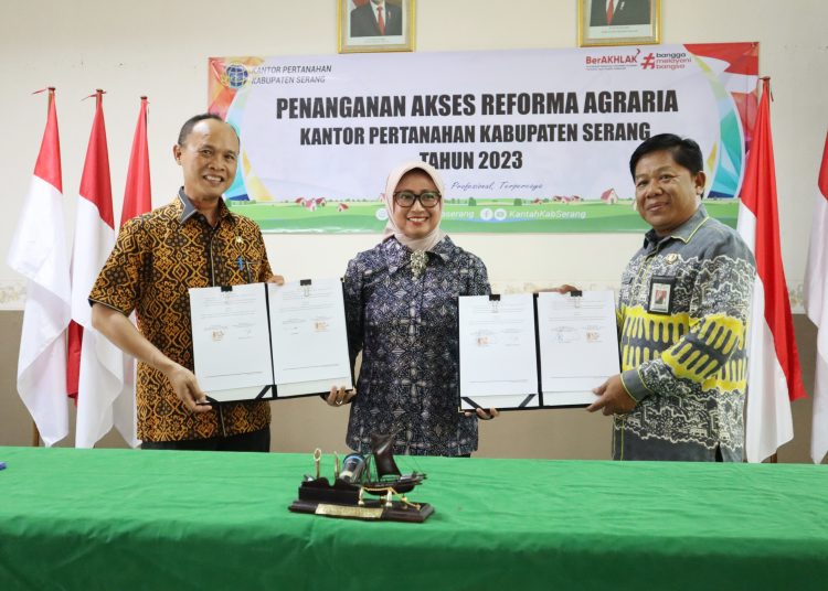 Pemkab Serang dan BPN Teken Kerja Sama Tingkatkan Perekonomian Masyarakat – Warga Berita
