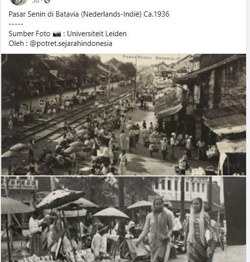 Uniknya Pasar Jaman Dulu, Batavia di Tahun 1930 1 Uniknya Pasar Jaman Dulu, Batavia di Tahun 1930