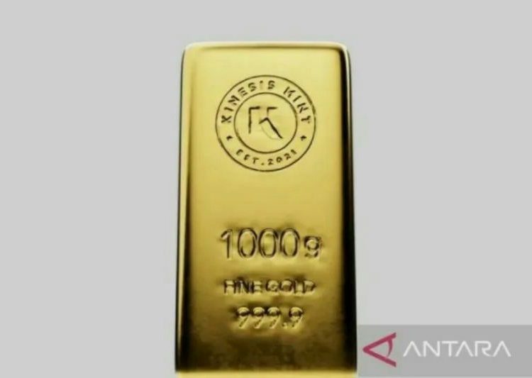 Harga emas Antam Rabu pagi terus kinclong