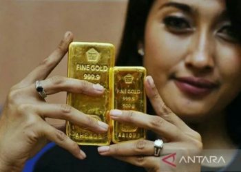 Harga emas Antam hari ini naik lagi