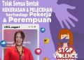 Komite Kesetaraan Nasional KSBSI melaksanakan Kampanye 16 Hari Anti Kekerasan Terhadap Perempuan