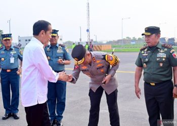 Presiden Jokowi resmikan BTS 4G dan Satelit Satria-1