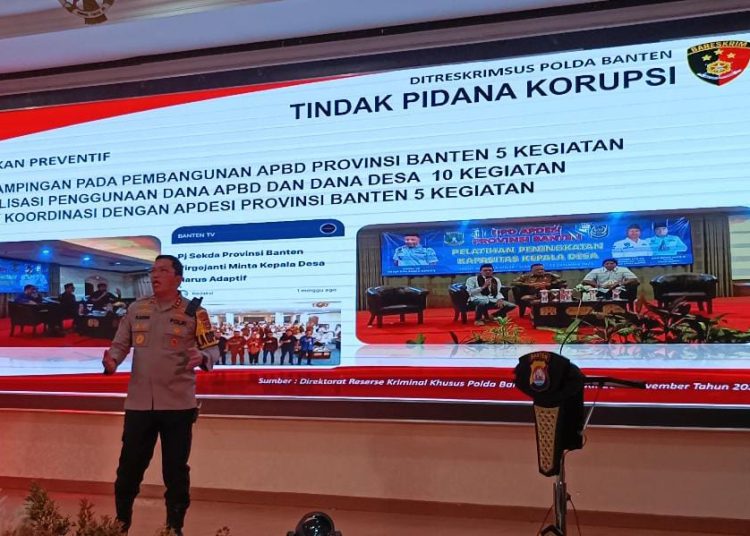 Selama Tahun 2023 Polda Banten Selesaikan 12 Kasus Korupsi dengan Kerugian Negara Rp 69 Miliar – Warga Berita