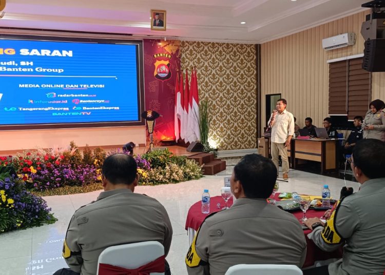 Ini Masukan Media dan Masyarakat Terhadap Polda Banten yang Disampaikan Direktur Radar Banten Group – Warga Berita