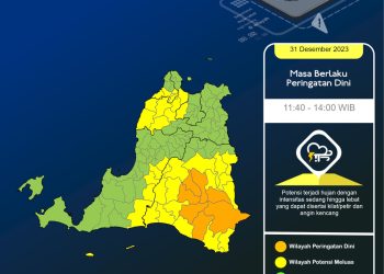 Malam Tahun Baru, BMKG Prediksi Akan Turun Hujan Lebat di Banten – Warga Berita 1 Malam Tahun Baru, BMKG Prediksi Akan Turun Hujan Lebat di Banten – Warga Berita