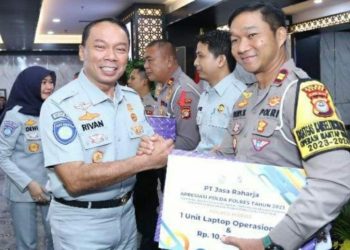 Jasa Raharja beri penghargaan polda dan polres bersinergi terbaik