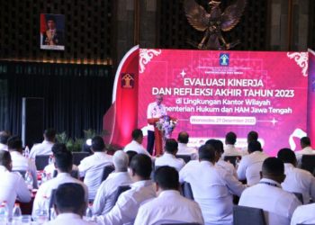 Kemenkumham Jateng gelar evaluasi kinerja dan refleksi akhir tahun