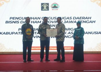 34 kabupaten/kota di Jateng terima penghargaan Peduli HAM