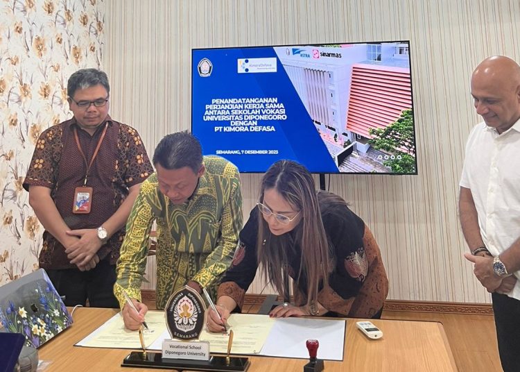 Usung Kurikulum “Technopreneur”, Vokasi UNDIP Gandeng PT Kimora Defasa