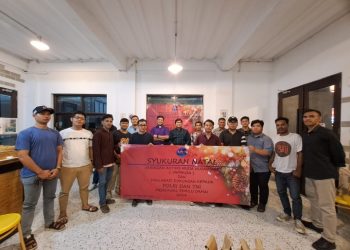 Jaringan Aktivis Muda Nusantara (JAMNUSA) Dalam Syukuran Natal 2023 Memberikan Dukungan Kepada Polri Dan TNI Mengawal Pemilu Damai 2024