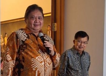Soal JK Dukung AMIN, Airlangga: Golkar Konkret ke Prabowo-Gibran