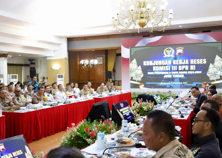 Kunjungi Polda Jateng, Komisi III DPR-RI Apresiasi Kinerja Polri