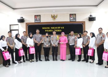 6 Pasang Calon Pengantin Anggota Polri Polres Brebes Jalani Sidang BP4R