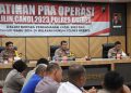 Polres Brebes Gelar Latihan Pra Operasi Lilin Candi 2023, Kesiapan Pengamanan Nataru