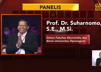 Prof Suharnomo, Rektor Terpilih Universitas Diponegoro Menjadi Panelis Debat Cawapres