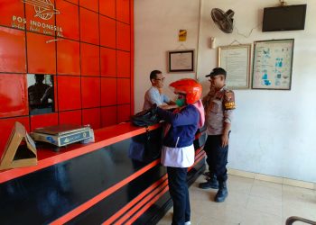 Patroli Siang Polsek Losari Sambangi Kantor Pos