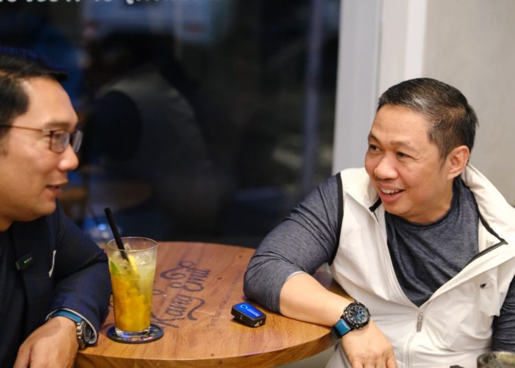 Anis Matta Ngevlog Bareng Ridwan Kamil, Partai Gelora Didoakan Kang Emil Lolos ke Senayan