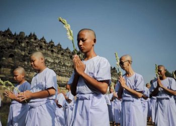 PT TWC dukung pelaksanaan Pabbajja Samanera di Borobudur