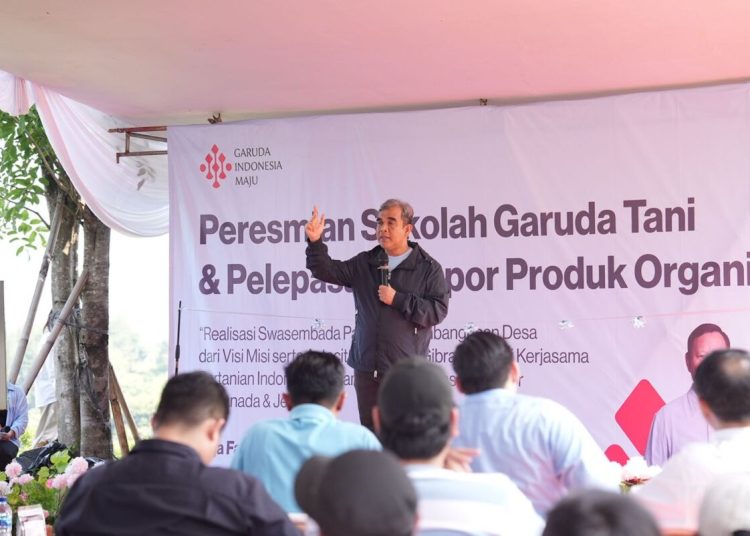 Garuda Indonesia Maju Resmikan Sekolah Garuda Tani dan pelepasan Ekspor Produk Desa
