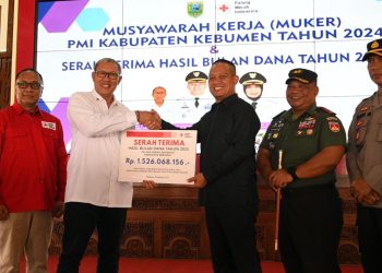Naik Tipis, Bulan Dana PMI Kebumen Tahun 2023 Capai Rp1,5 Miliar