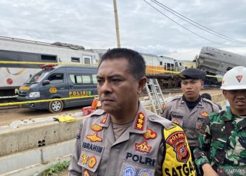 Empat orang meninggal akibat kecelakaan kereta api di Bandung