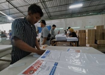 KPU Lebak Mulai Sortir dan Lipat Surat Suara Pemilu 2024 – Warga Berita