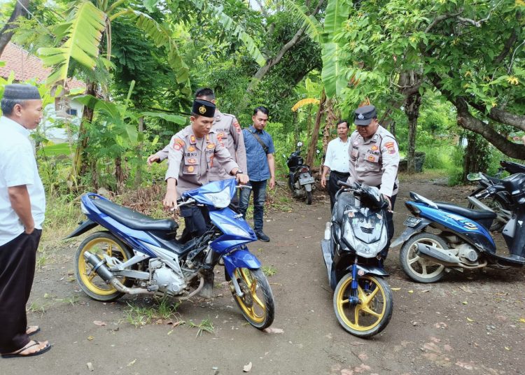 Blusukan Disekolah, Polsek Bulakamba Amankan 4 Knalpot Tidak Sesuai Standar
