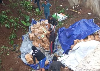 KPU Magelang: Satu truk pengangkut surat suara masuk jurang