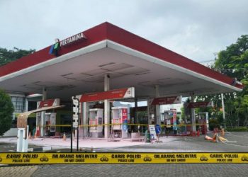 Operator SPBU Undip Tembalang sigap atasi letupan api