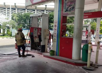 Ledakan di SPBU Undip Semarang