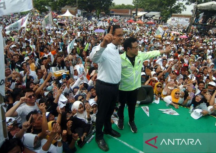 Kampanye Anies – Muhaimin di Kabupaten Tegal