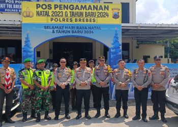 Polda Jateng Lakukan Supervisi Ops Lilin Candi di Polres Brebes