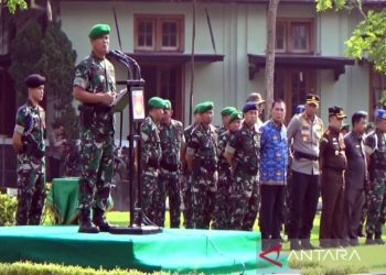 Pangdam IV/Diponegoro pimpin apel kesiapsiagaan pengamanan Pemilu