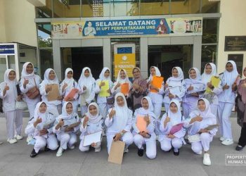 SMK Taruna Bangsa Ciamis Melakukan Kunjungan Industri ke UPT Perpustakaan UNS