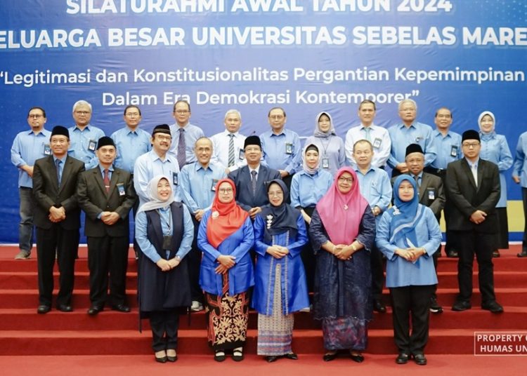 Silaturahmi Awal Tahun, Rektor UNS Sampaikan Harapan di Tahun 2024