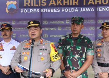 Rilis Akhir Tahun, Ini Yang Disampaikan Kapolres Brebes