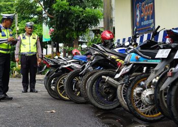 Razia Knalpot Brong, Sat Lantas Brebes Tindak 35 Pelanggar