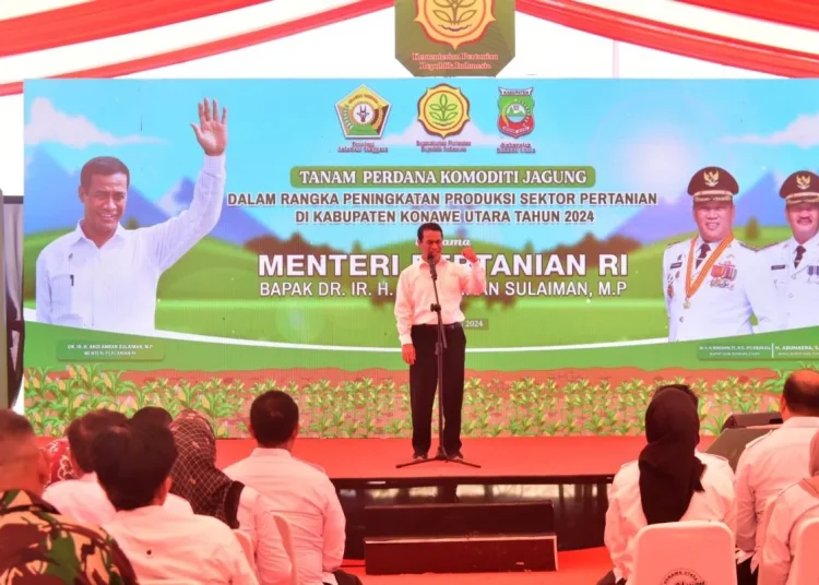 Serukan Penggunaan Mekanisasi untuk Tanam Jagung, Mentan Amran Yakini Indonesia Bisa Jadi Negara Super Power