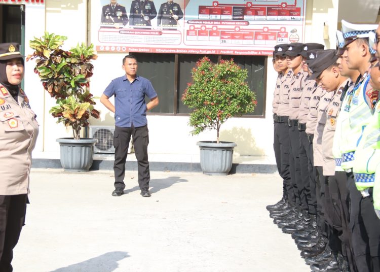 Antisipasi Gangguan Kamtibmas Di Akhir Pekan, Polres Brebes Siapkan Kompi Siaga Kamtibmas