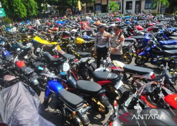 Polisi sita ratusan knalpot bising di Kudus