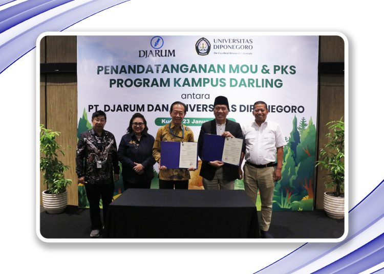 Peduli Pelestarian Lingkungan, Undip Jalin Kerja Sama dengan PT. Djarum