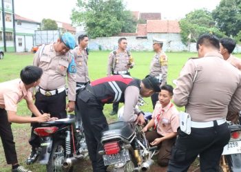 Polres Jepara razia knalpot brong di sekolah