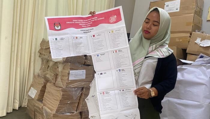KPU Nilai Surat Suara yang Direndam di Arab Saudi Tak Sesuai Aturan 1 16 Ribu Lembar Surat Suara Rusak Saat Dilakukan Penyortiran