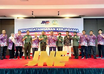 JNE kembali dipercaya distribusikansurat dinas TNI AD