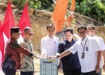 Bank Mandiri groundbreaking Mandiri Digital Services di IKN