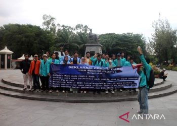 Mahasiswa di Solo Raya deklarasi ajak Pemilu 2024 damai