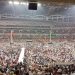 Ribuan massa pendukung AMIN mulai padati stadion JIS
