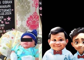 Bayi Asal Palembang Lahir Pas Pemilu, Namanya Prabowo Gibran